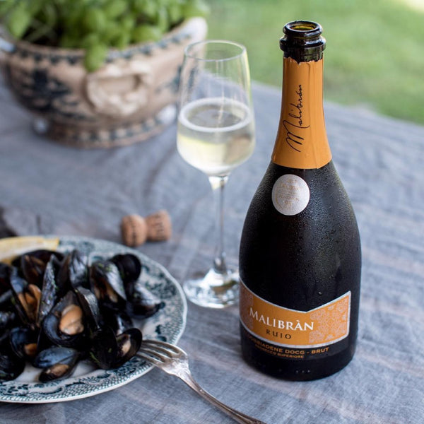 ruio valdobbiadene prosecco superiore docg brut malibran cozze