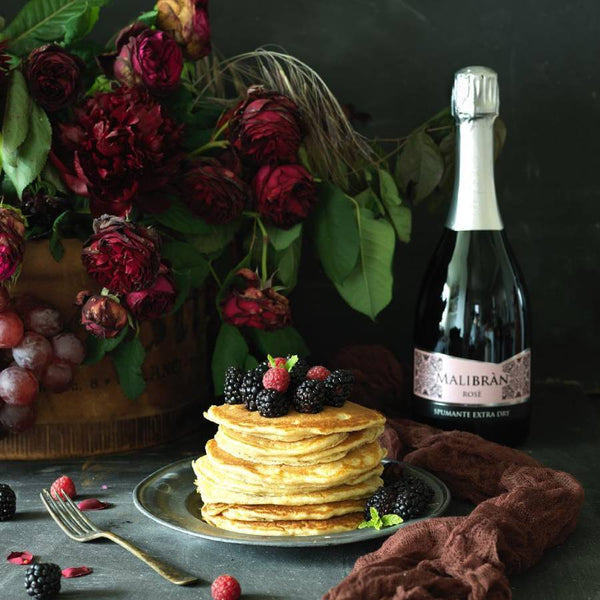 rose vino spumante brut malibran pancake
